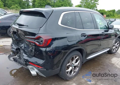 2022 BMW X3 xDrive30I from USA, damaged, VIN 5UX53DP06N9K32419